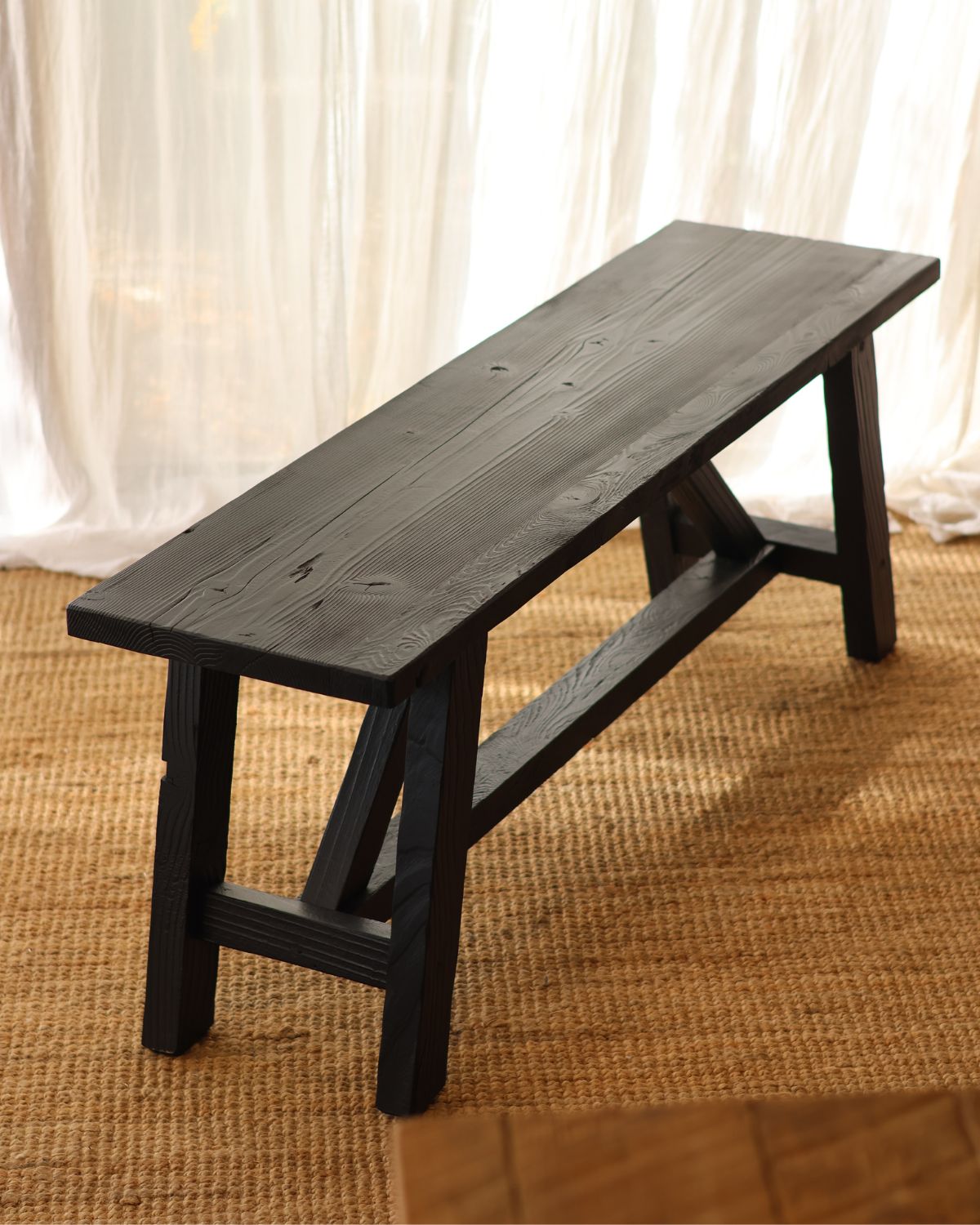 BANQUETA PRAIA NEGRA 130x30x45
