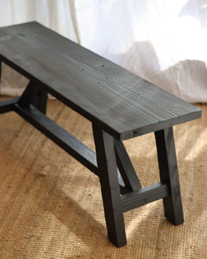 BANQUETA PRAIA NEGRA 130x30x45