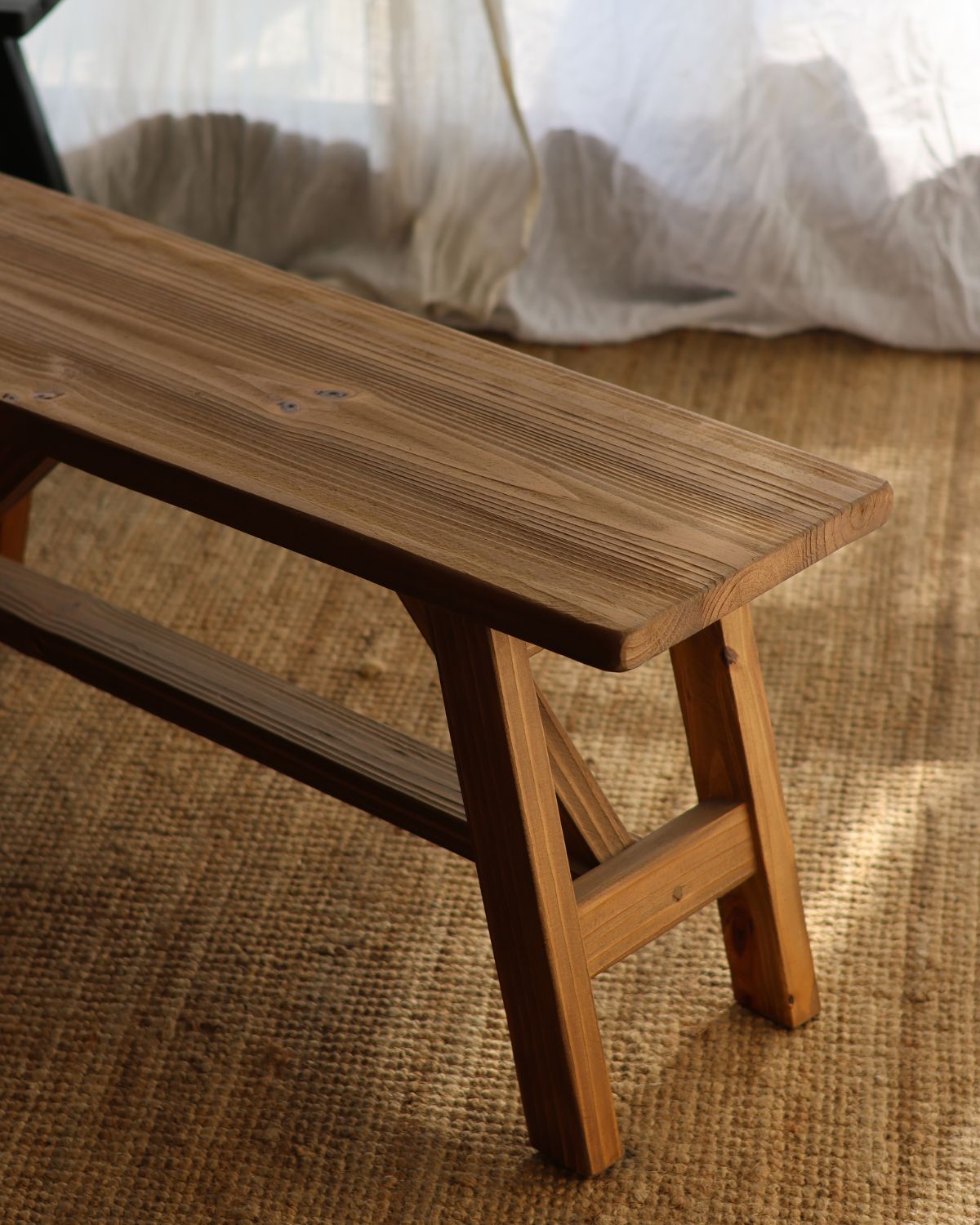 BANQUETA PRAIA NOGAL 100x32x45