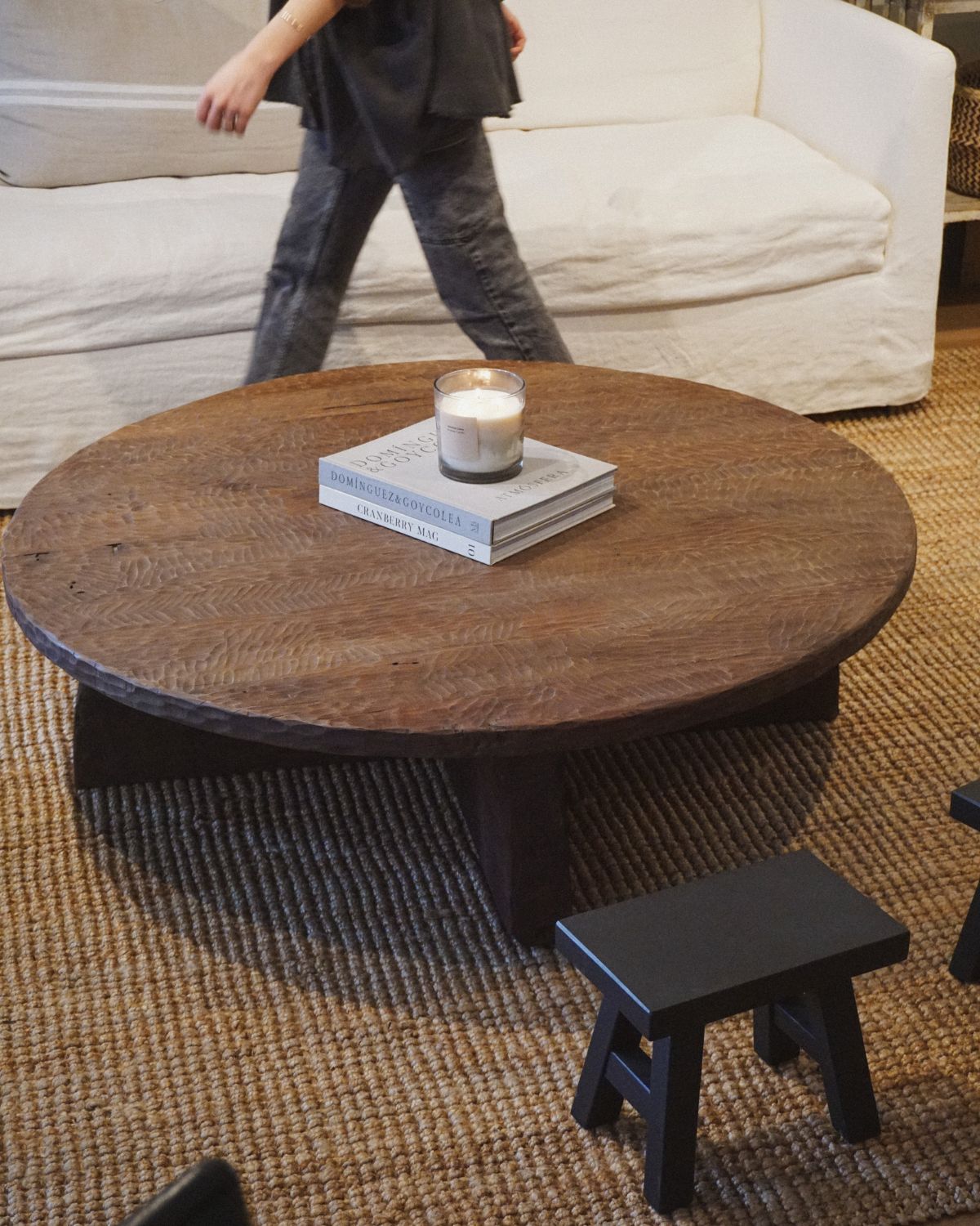 MESA BAGUS REDONDA NATURAL