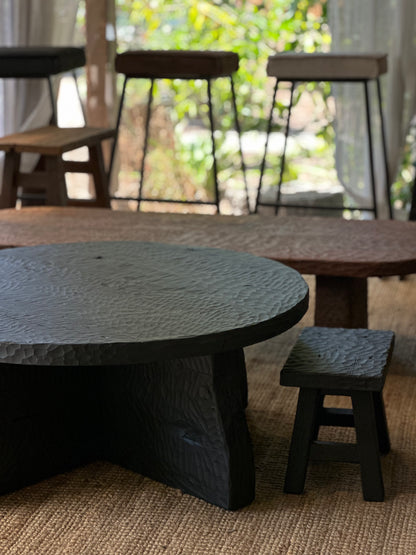 MESA BAGUS REDONDA NEGRA